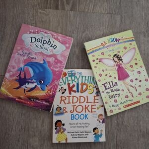 Scholastic Kids Book Trio Fairy Dolphin And Joke Book